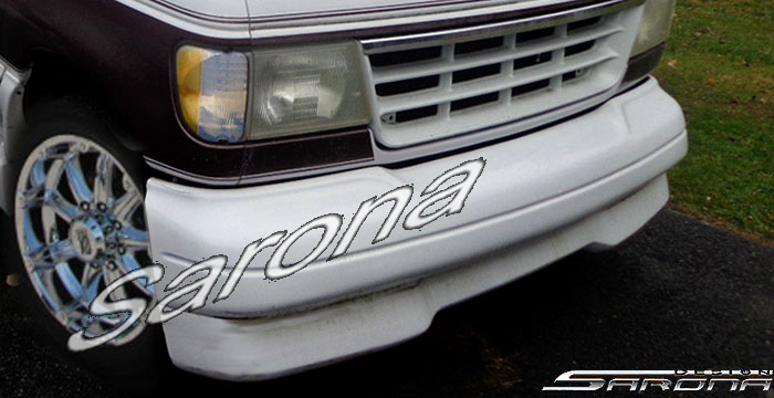 Custom Ford Econoline Van  All Styles Front Bumper (1992 - 2007) - $490.00 (Part #FD-018-FB)